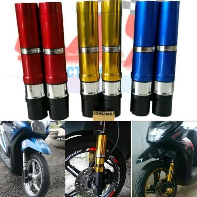 TERLARIS COVER SHOCK DEPAN BEAT VARIO SCOOPY GENIO SPACY ALL SERIES MOTOR MOTORCYCLE FULL SAMPE BAWA