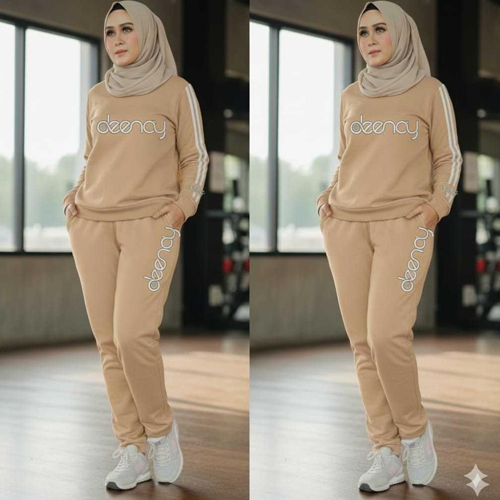 New Olivia Training / Setelan Olahraga Wanita / Stelan Wanita Muslim / Setelan Training Wanita