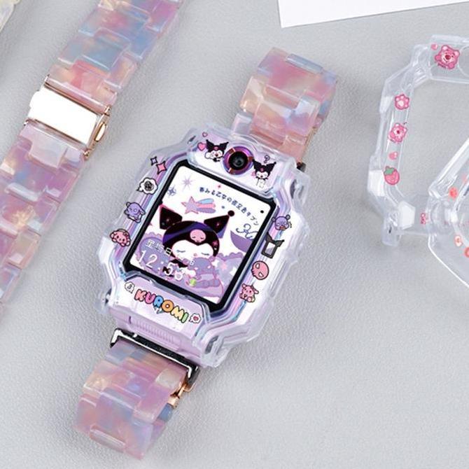 QUANXI Imoo Watch Phone Protection Case Z1/Z1y/Q1/Q1y Tpu Bahan Transparent Printing Sanrio Print Un