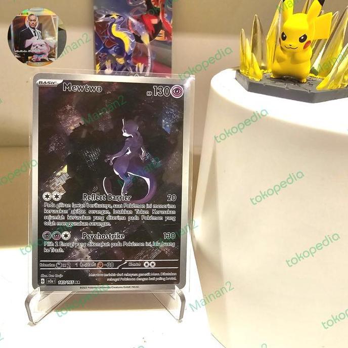 Mewtwo ar 151 sv2a 183/165 pokemon indo tcg