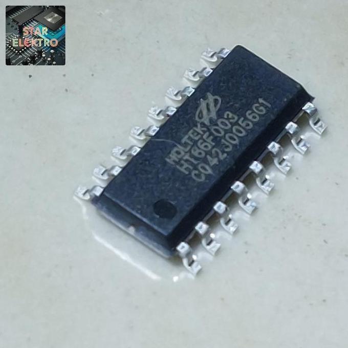 HT66F003 SOP-16 SMD HT 66F003 H0LTEK IC FLASH PROGRAM MEMORY 8-BIT RISC MICRO CONTROLLER HT66 F003 H