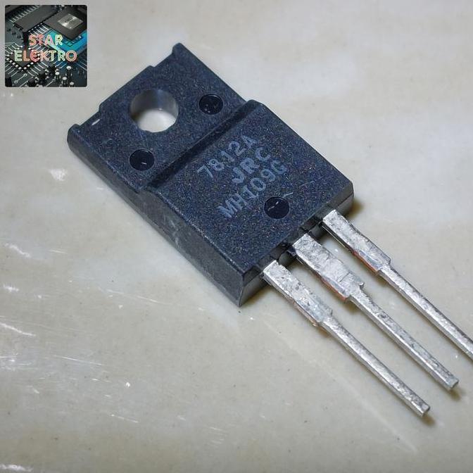 7812A JRC TO-220F NJM7812A JRC7812A 7812 IC REGULATOR POSITIVE VOLTAGE 12V SE27