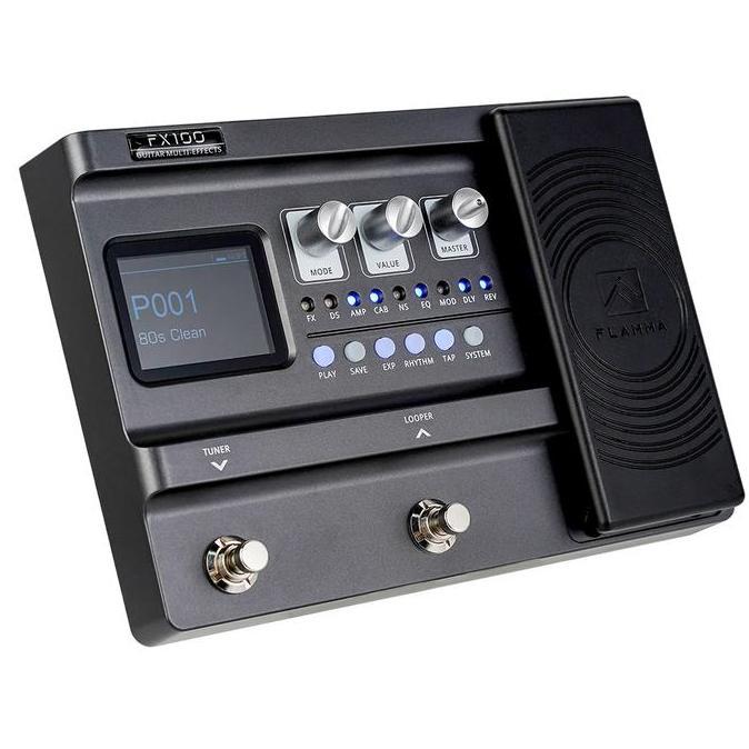 FLAMMA FX100 FX-100 FX 100 PORTABLE GUITAR MULTI EFFECTS PEDAL BMJ