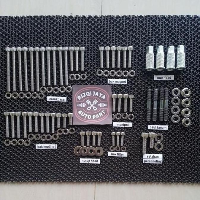 Baut Blok Mesin Yamaha 125Z/125 Zr Stainless 304