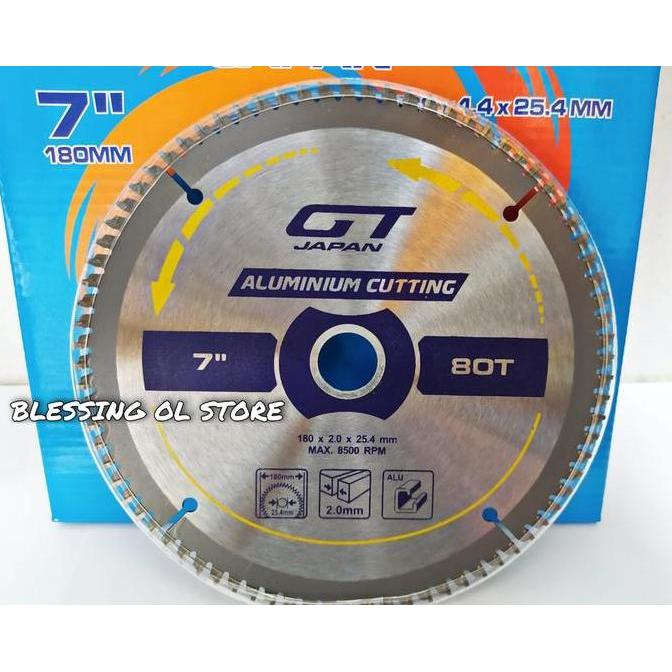 Promo MATA CIRCULAR ALUMUNIUM 7 INCH X 80 T / CIRCULAR SAW BLADE ALUMUNIUM Diskon