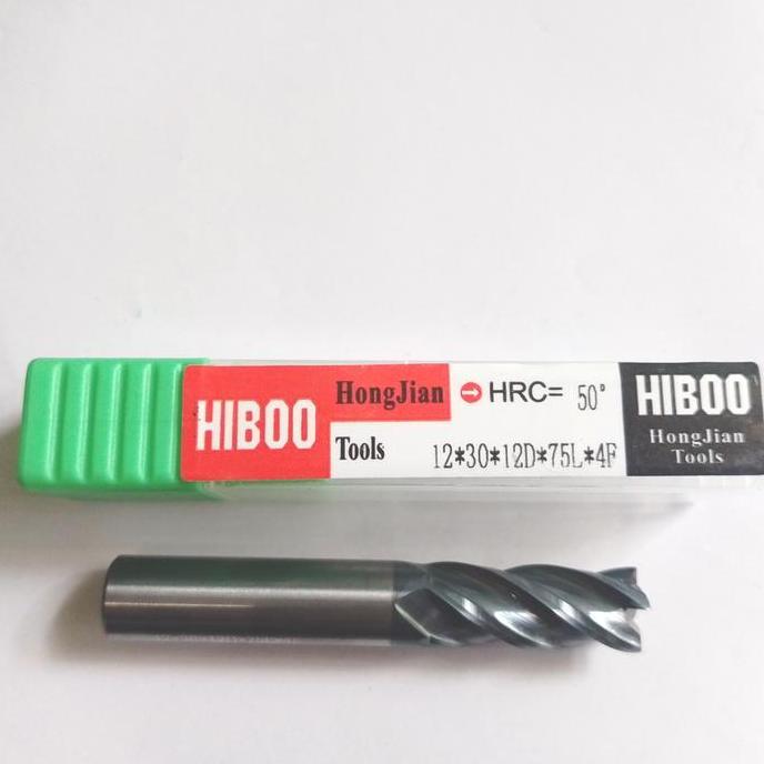 ENDMILL 12MM ENMIL CARBIDE D12MM FLUTE 4 HRC 50 PAHAT MILLING 12MM L75 HRC 50 HARGA KHUSUS