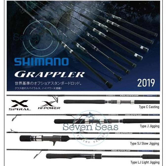 Shimano Grappler Rod 2019 Type Slow Jigging SJ Joran Pancing