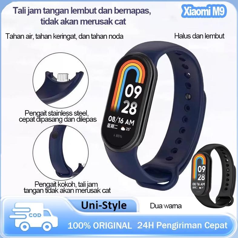 HOT DEALS SMARTWATCH XIAOMI M9 DENGAN LAYAR TAHAN AIR, SMARTWATCH PEMANTAU DETAK JANTUNG, PELACAK KE