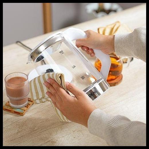 Best Seller Idealife - Electric Glass Kettle Teko Listrik Kaca 1.8 Liter Il-113S Jumbo