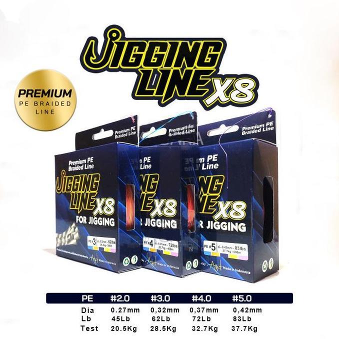 SENAR PE JIGGING LINE X8 PREMIUM PE 300M