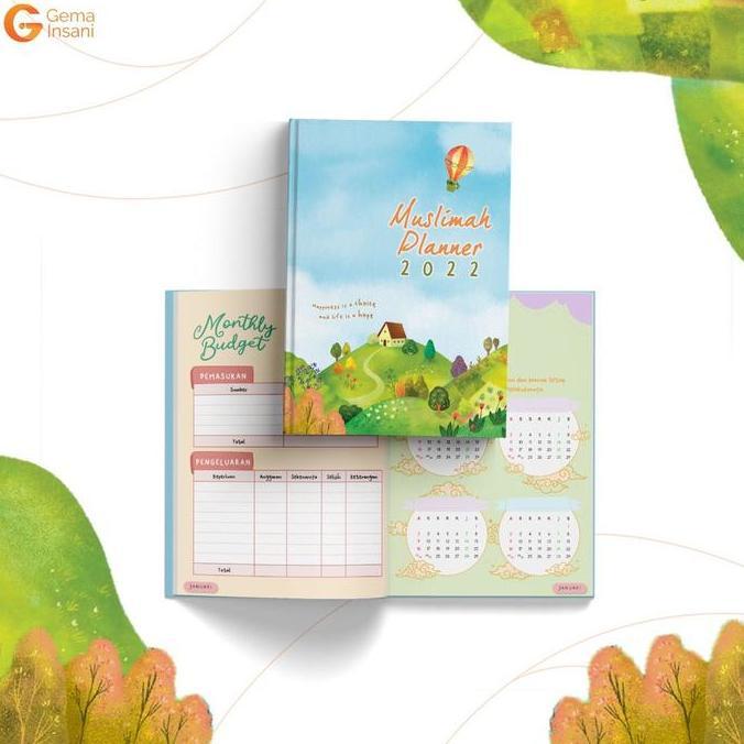 BUKU AGENDA | MUSLIMAH PLANNER | MUSLIMAH PLANNER 2022 MURAH