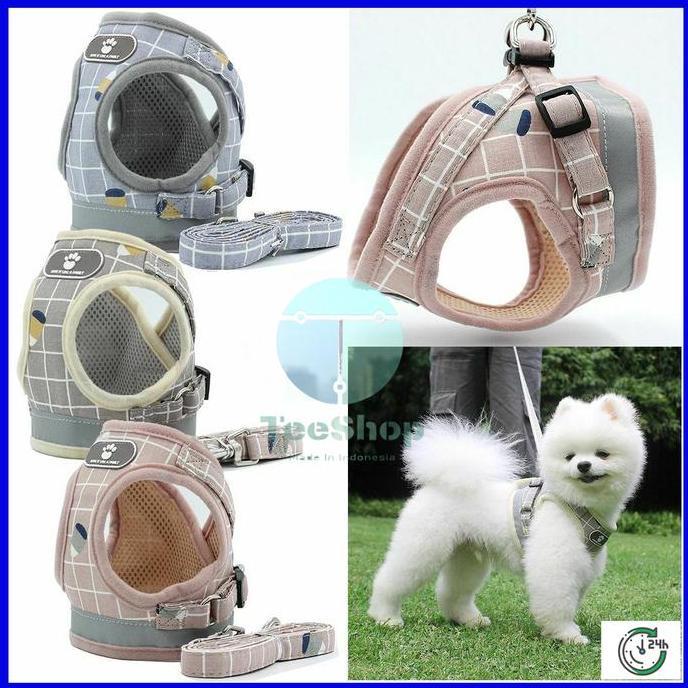 TALI TUNTUN KUCING / HARNESS ANJING /TALI HARNESS KUCING / HARNESS