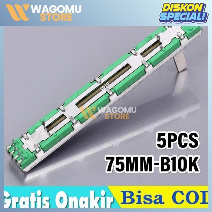 WAGOMU Potensio Geser 7.5 cm fader mixer 10k B103 original Mixer Yamaha Behringer soundcraft Mackie 