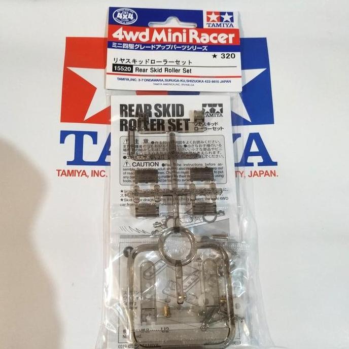 Brinquedo - Tamiya 15520 Rear Skid Roller Set, ( Roller 8Mm)