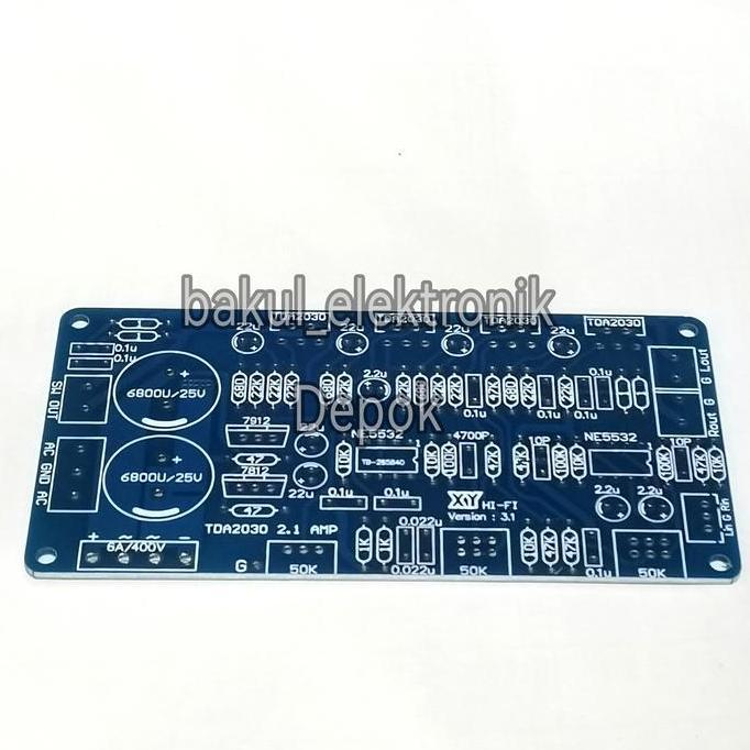 Gerr- Pcb Power 2.1 Chip Amp Lm1875/Tda2050