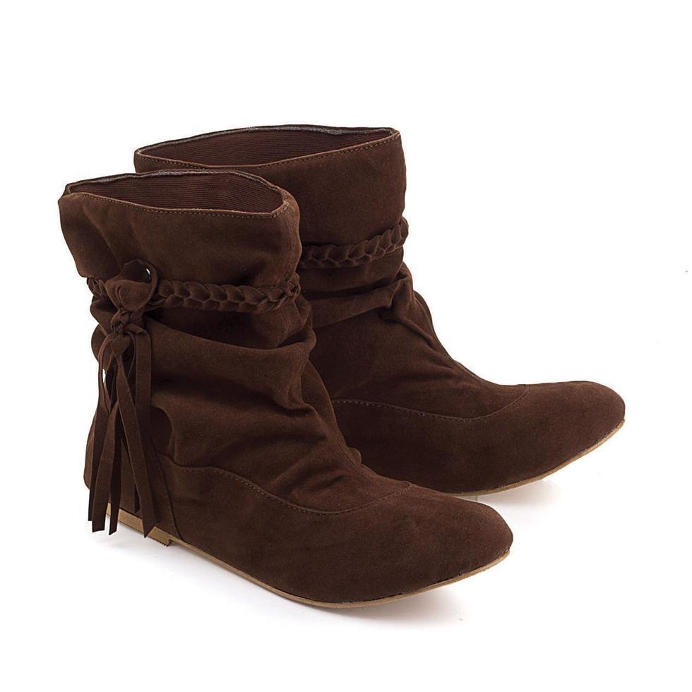 Terbaru Sepatu Boots Wanita, Boots Flat Cewek, Sepatu Boots Perempuan, Boot Cewek Modis