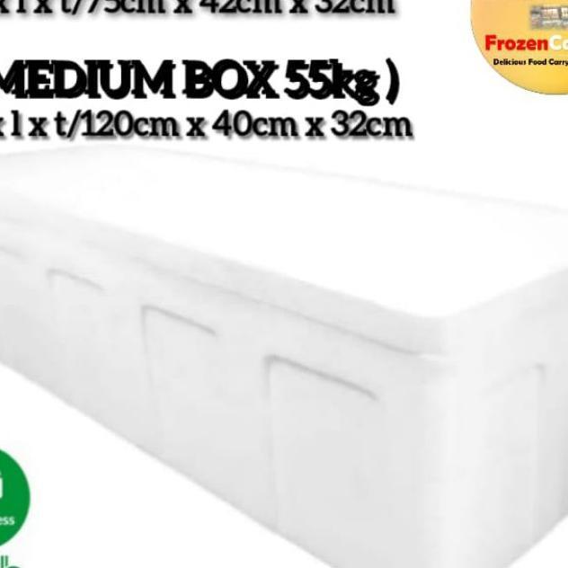 Box Styrofoam 120Cm/75Cm Hard 35Kg/Medium 55Kg Super Tebal Sterofoam Makanan