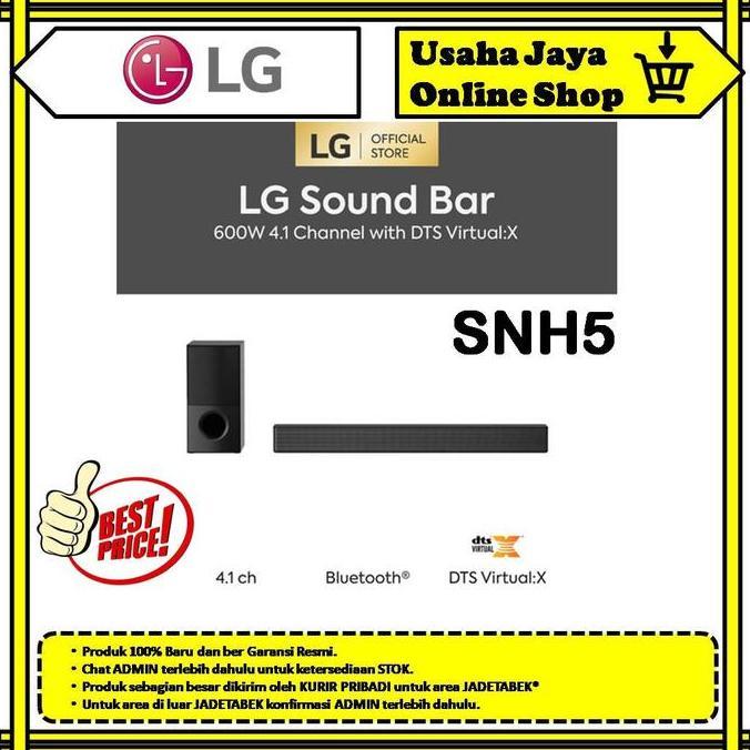 SOUNDBAR LG SNH5 600 W 4.1 CH | BLUETOOTH | DTS VIRTUAL X MURAH