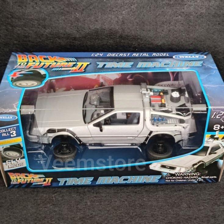 Die Cast 1:24 Delorean Back To The Future [Welly]