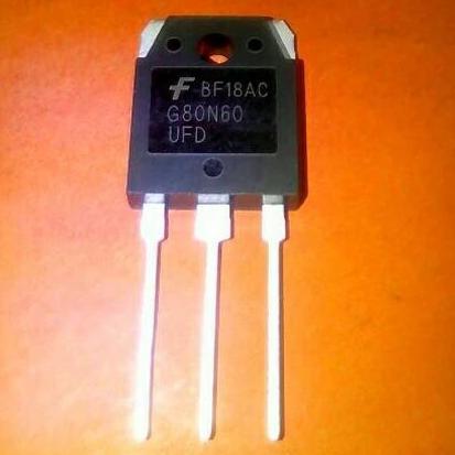 G80N60 UFD SGH80N60UFD 80N60 IGBT 80A 600V TO-3P MESIN LAS FAIRCHILD SE27