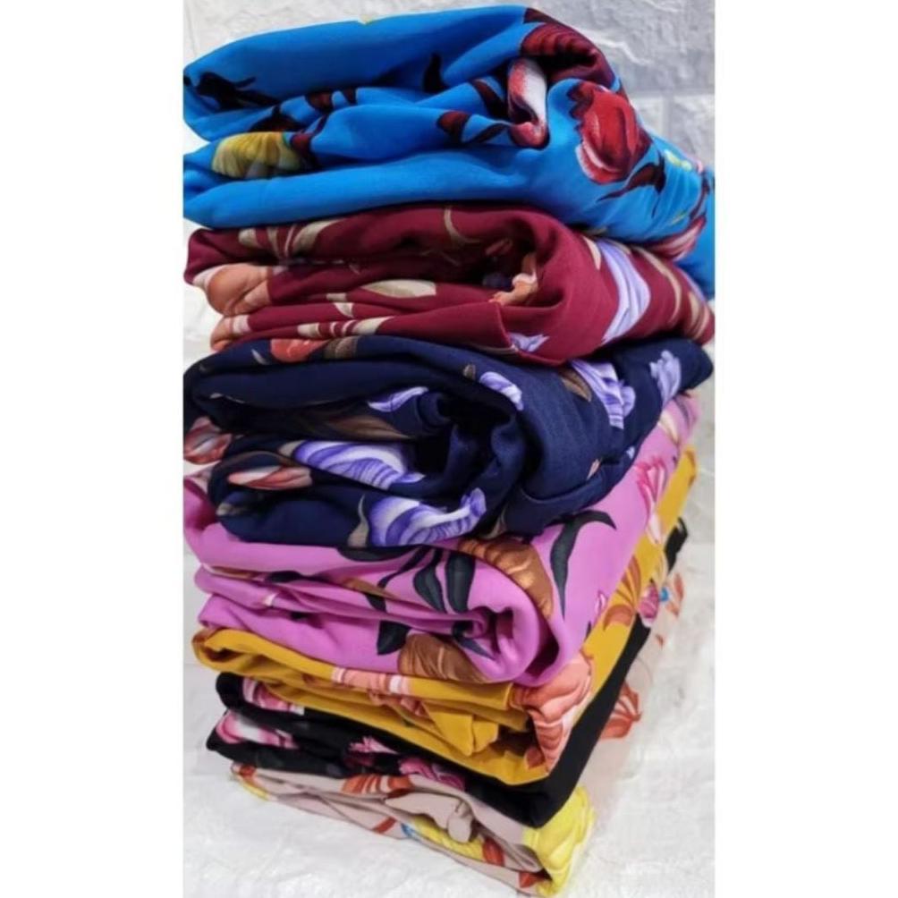 hot deals gamis bunga tulip // gamis tulip katun premium