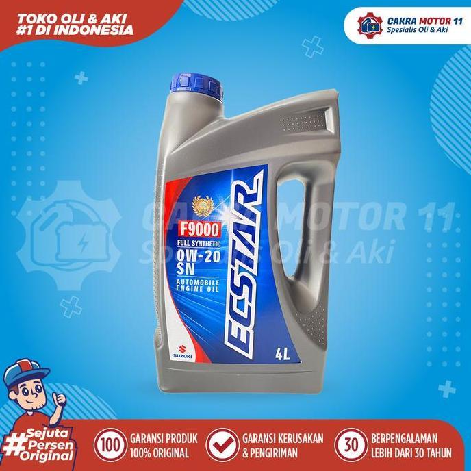 SUZUKI ECSTAR F9000 0W20 SN 4LT