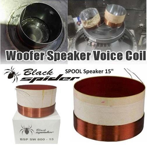 Spool Voice Coil BSP SW 800 15 Spul Spol Speaker 15 inch Black Spider
