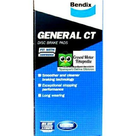 BENDIX Kampas rem depan INOVA Innova 2004 - 2015 (Non Reborn) BENDIX