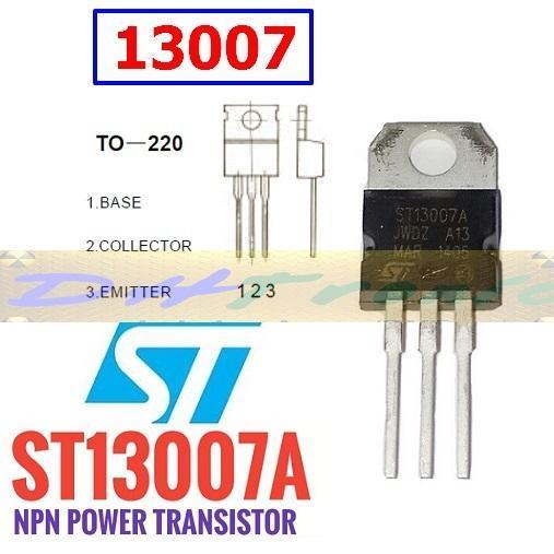 Transistor Switching ST13007A NPN power transistor ST 13007A 400V 8A
