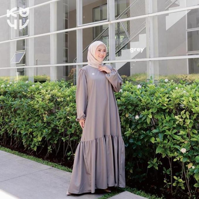 Koyu Hijab Dress Toyobo Firly Koyu X Keio