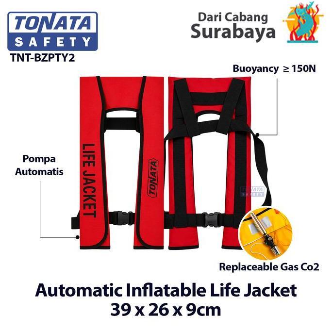Automatic Inflatable Life Jacket / Jaket Pelampung Tiup Otomatis / Jaket Snorkling