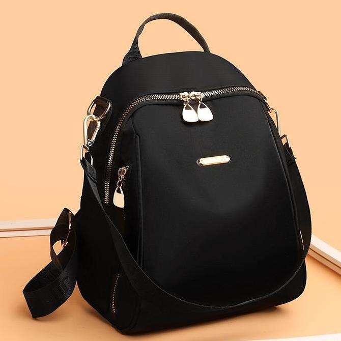 Tas Ransel Wanita Jimiuer 7166 Wateroof Hitam Bla Tas Hitam