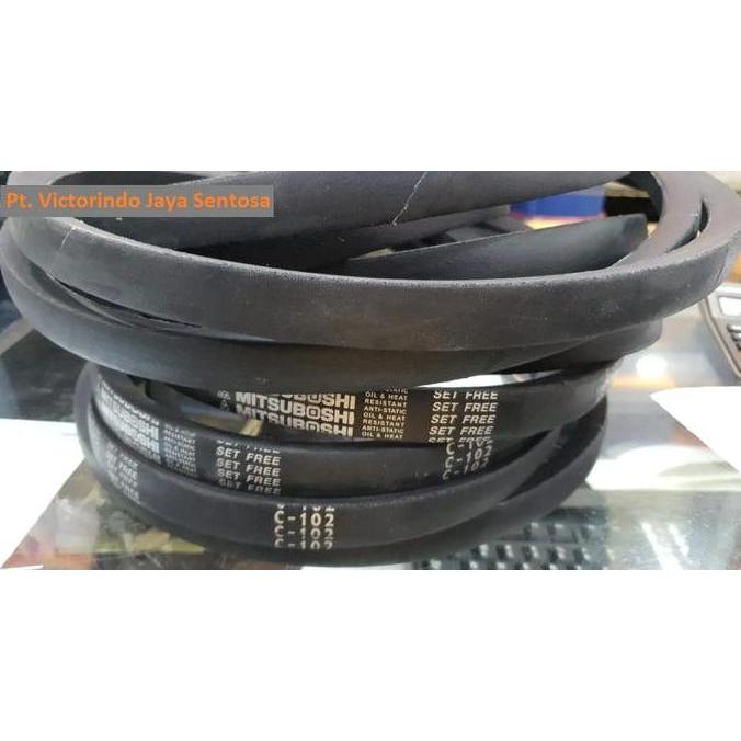 VANBELT TALI KIPAS MITSUBOSHI C 102 , C102 ATAU C-102 READY