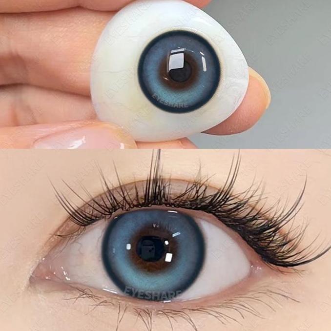 Eye- Eyeshare Softlens Blue 1Pasang/2Pcs B Eyes Normal Softlen Soflen