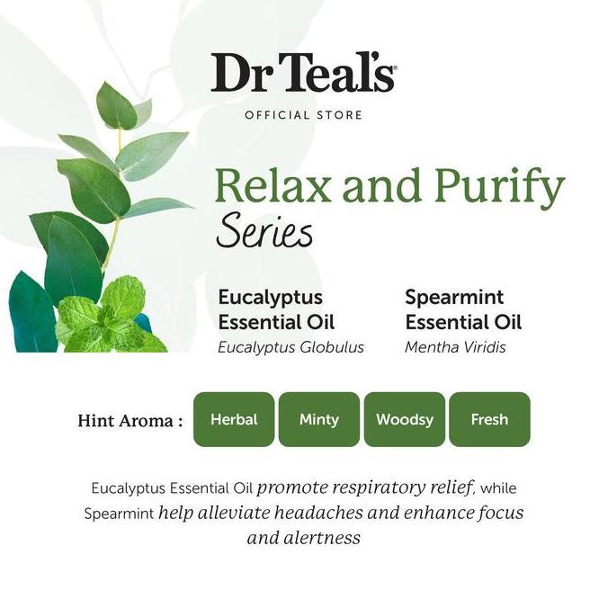 Care- Dr Teal'S Deodorant Magnesium/Deodoran Tanpa Antiperspirant - Eucalyptus & Spearmint Essential
