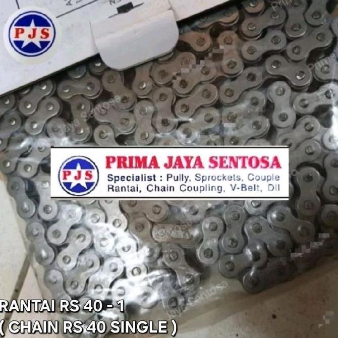 ROLLER CHAIN RS 40 - 1 ( RANTAI RS 40 SINGLE )