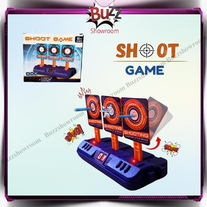 Papan Target Otomatis Shoot A Target Sasaran tembak gun Digital