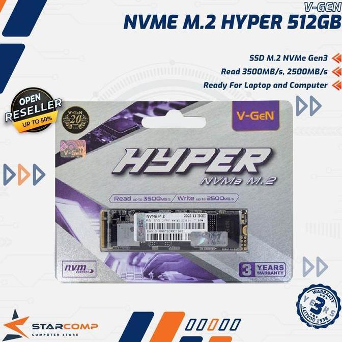 Allthebest- SSD V-Gen Hyper 512GB M.2 NVMe