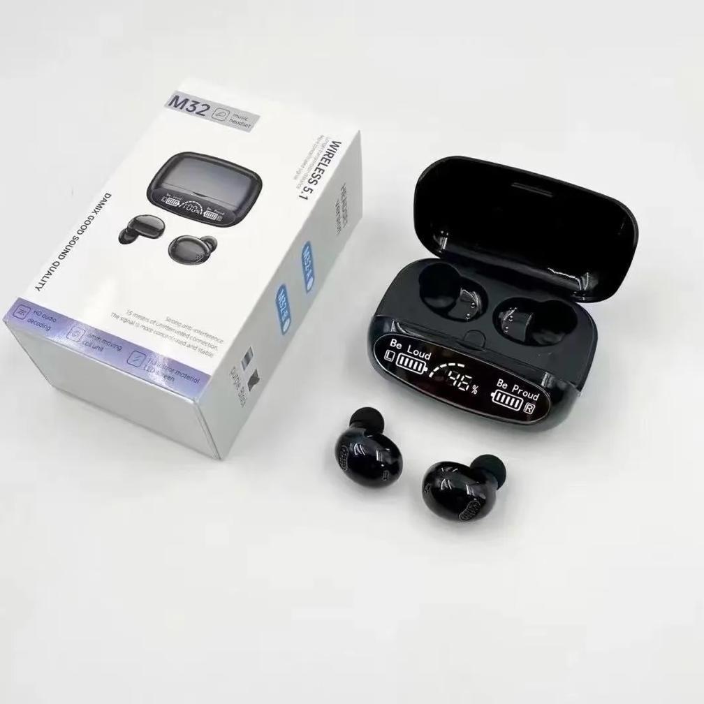 Top Rated Tws M32 For Games Music Movie Headphone Wireless Earphone Headset Earbuds Bluetooth
