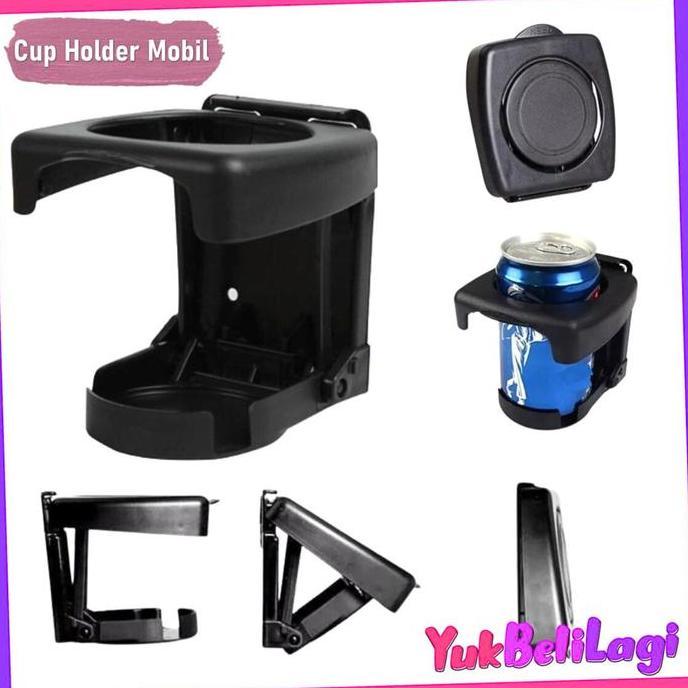 COD YBL BUNDLING 1PCS dan 3PCS MIX WARNA Cup Holder Mobil Dudukan Tempat Minum Gelas 500ml Multifung