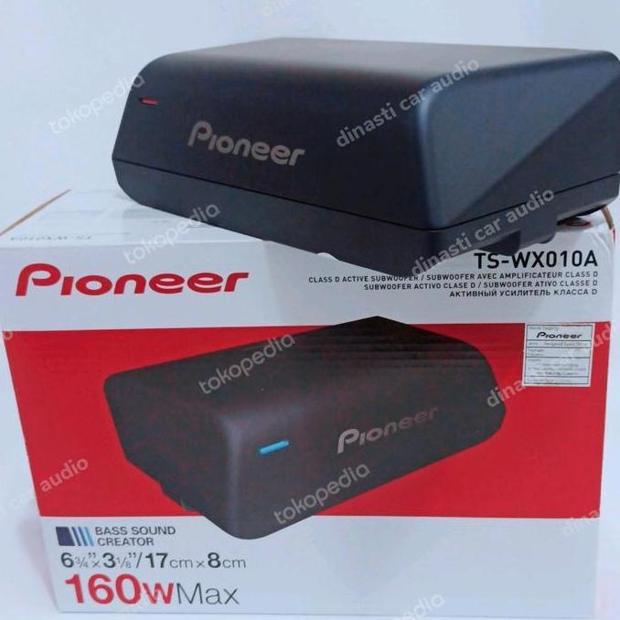 Promo Pioneer TS-WX010 A Subwoofer Kolong Aktif Mini Pioneer TS-WX010 A SLIM Diskon