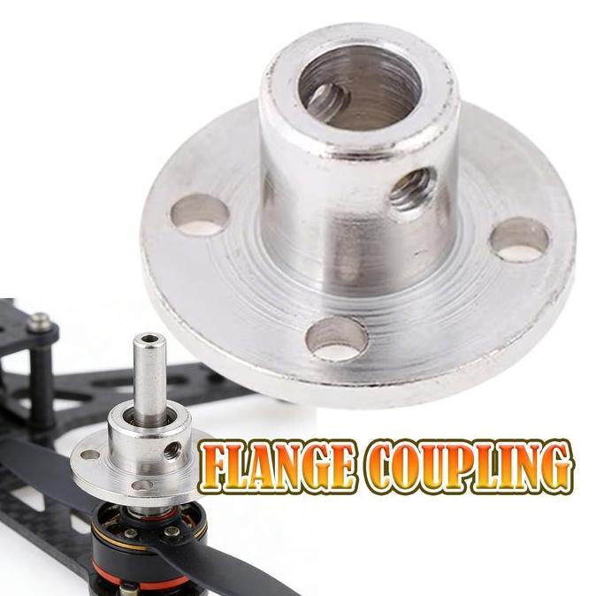 1PC Hub Poros Baja Braket Sambungan Flange ke roda roda As Motor DC Flange Coupling