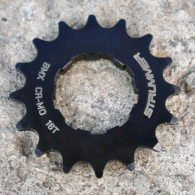 Cog Strummer For Bmx Hub 16T Cr-Mo Black