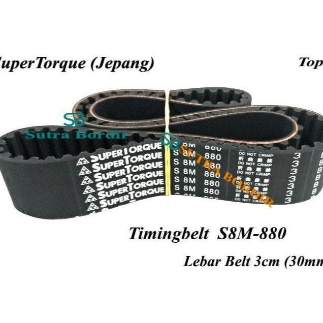 TIMINGBELT S8M 880 LEBAR 30MM SUPERTORQUE JAPAN TIMINGBELT S8M 880 LEBAR 3CM JEPANG MITSUBOSHI - SUP
