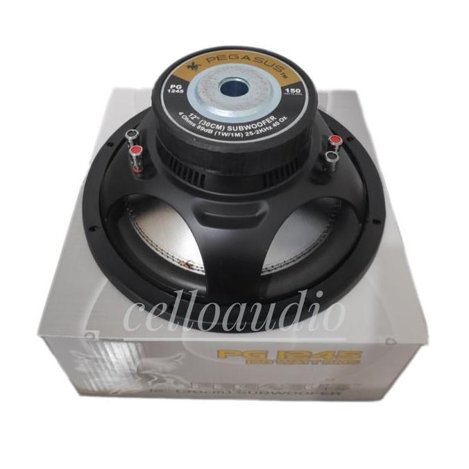 Promo Subwoofer Double Coil 12 Inch Pegasus PG 1245 Speaker 12" PG1245 Diskon
