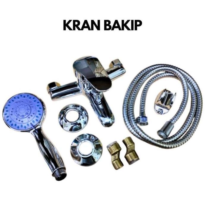Kran Bakip Shower Bano Kran Bathub Toilet Set Kran Air Dingin Panas