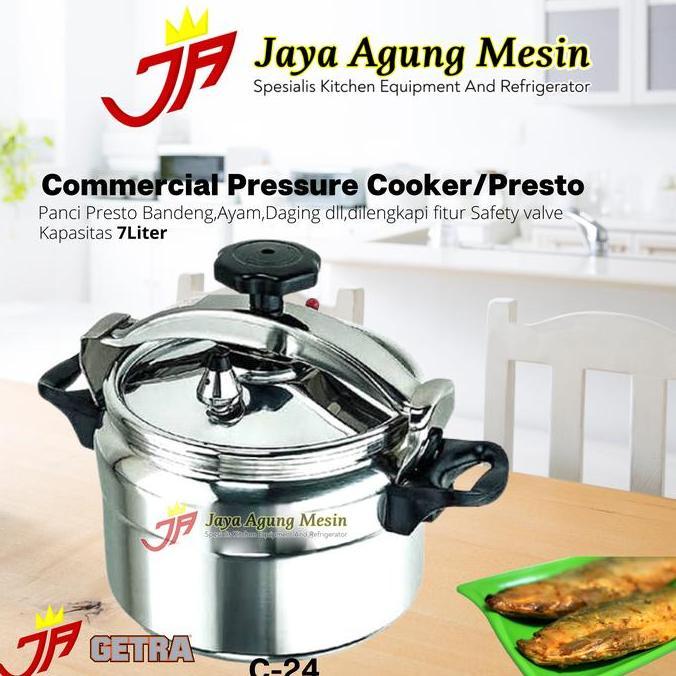 Panci Presto Getra C-32 kapsitas 24L