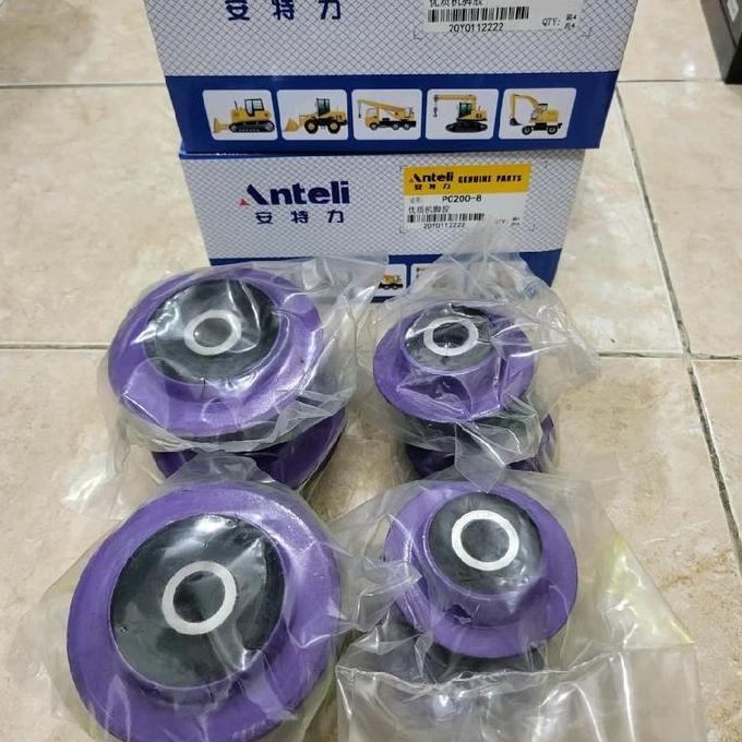 Engine/ Karet Mounting Pc200, Fr 20Y-01-12210, Rr 20Y-01-12222, Sparepart Alat Berat Excavator Hemat