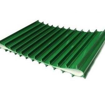 CONVEYOR BELT PVC 2 MM HIJAU L 10 CM X P 150 CM C/W CLEATED K6 ENDLESS PROMO
