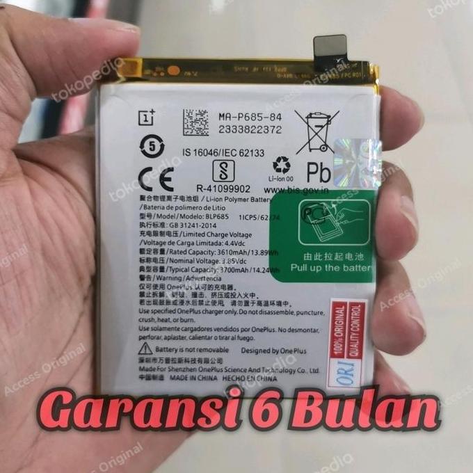Baterai Battery Batre Oneplus 6T / 7 BLP685 Original 100%